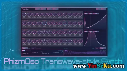 Aqua Node PhizmOsc Transwave Synthesizer VST (Free Windows VST, Open Source for Win-Mac-Linux) FREE