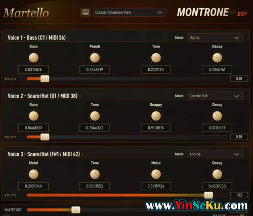MontroneDSP Martello Drum Synthesizer v1.0.1 WiN x64 VST3