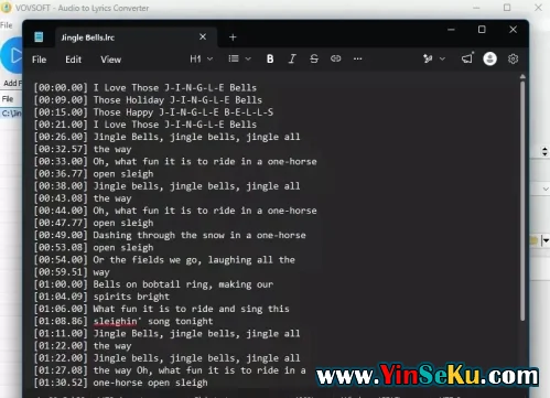 VovSoft Audio to Lyrics Converter v1.2 WiN
