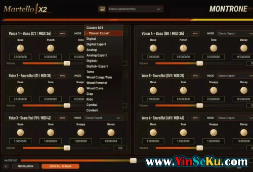 MontroneDSP Martello Drum Synthesizer v1.0.1 Linux x86 64 VST3